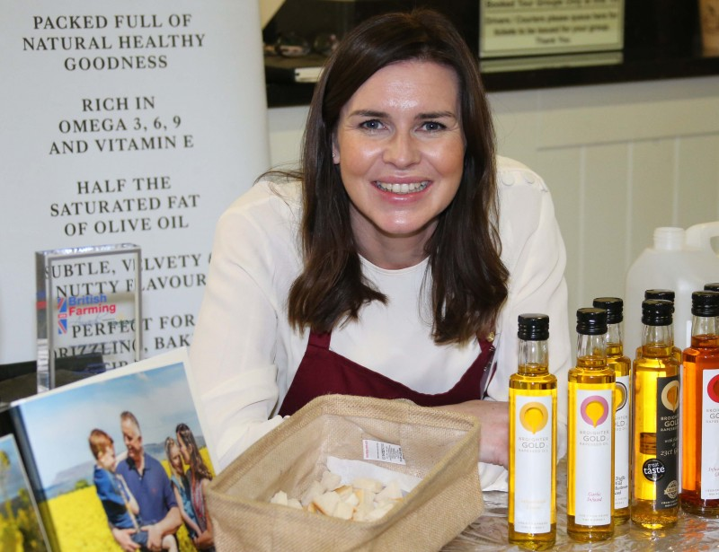 Leona Kane from Broighter Gold pictured at the Meet The Maker event organised by Causeway Coast and Glens Borough Council's Tourism Team as part of the Taste Causeway, a nine-day food celebration across the destination.