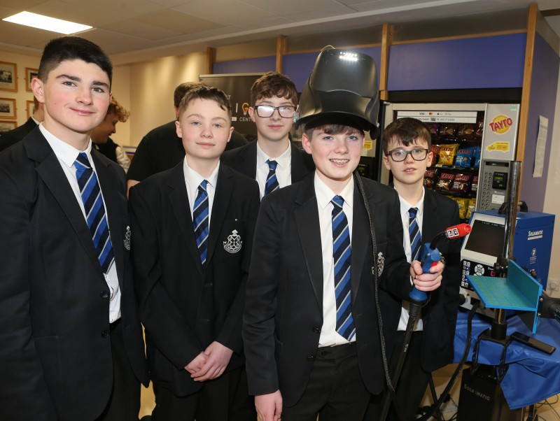 Limavady Grammar School pupils enjoying the interactive activities on offer at the GEMX roadshow, hosted at NWRC Limavady Campus.